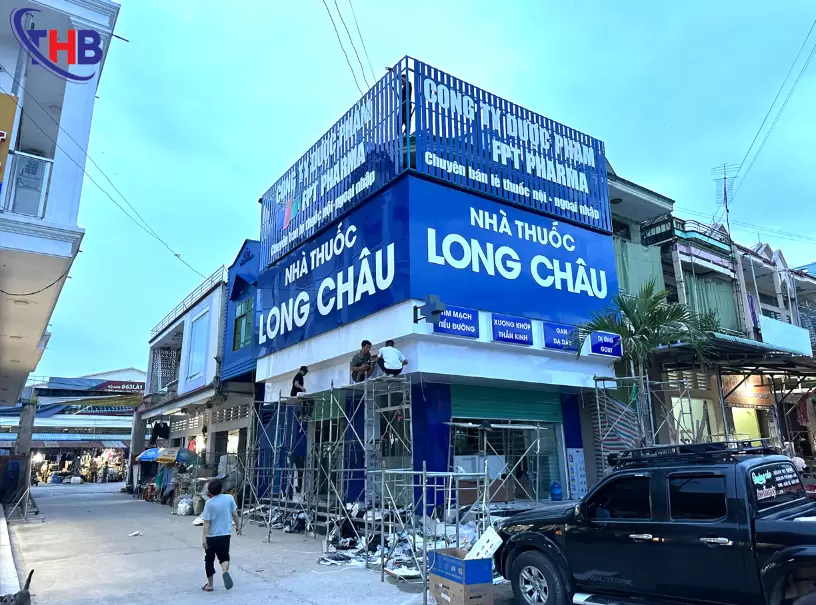 Công Trình Nhà Thuốc Long Châu Tại 278 Nguyễn Huệ, Vĩnh Thạnh, Bình Định