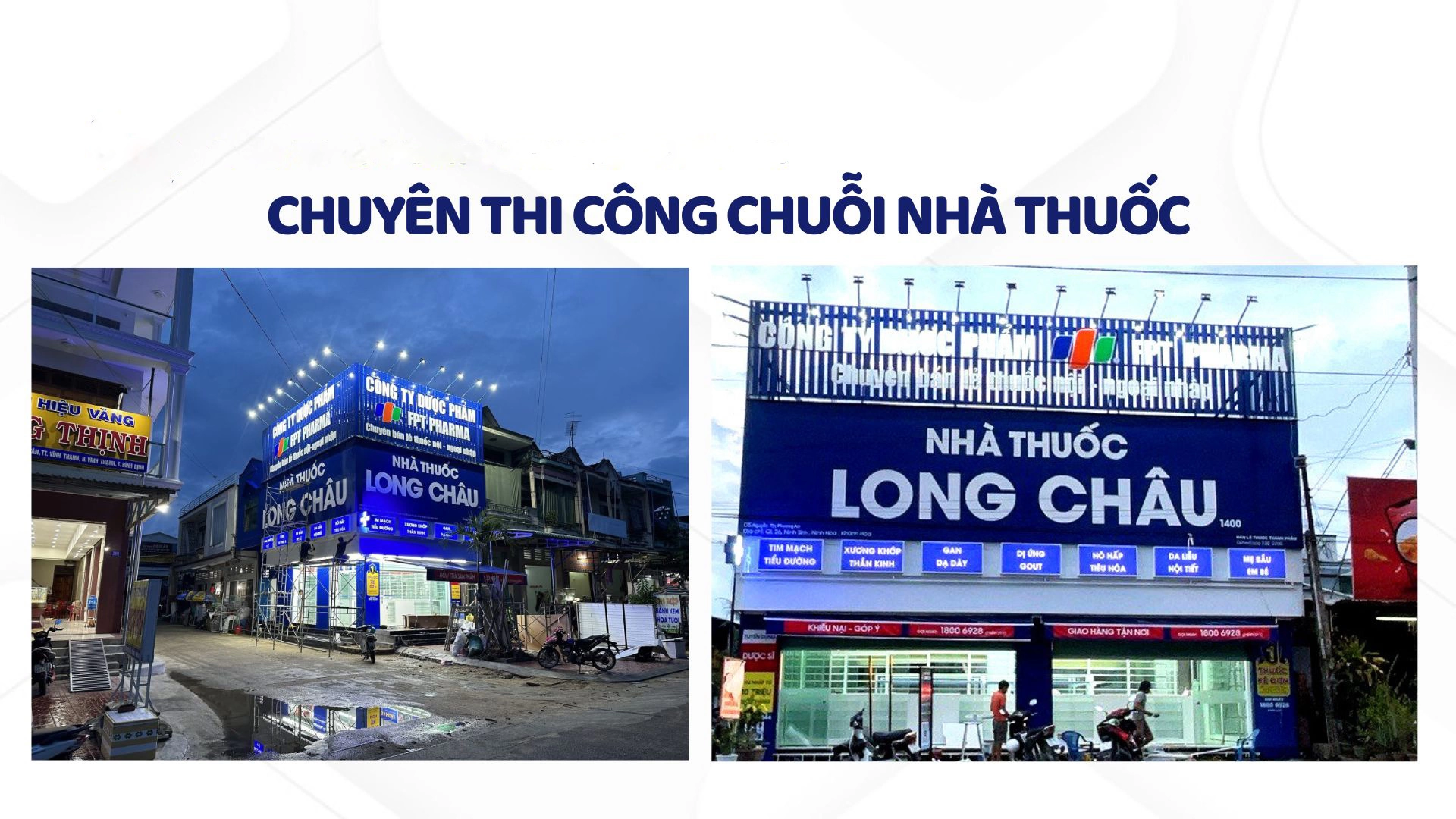 <span>Chuyên thi công</span>Chuỗi cửa hàng