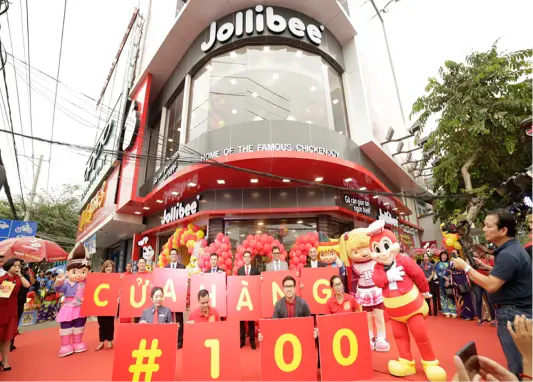 THI CÔNG CHUỔI CỬA HÀNG JOLLIBEE